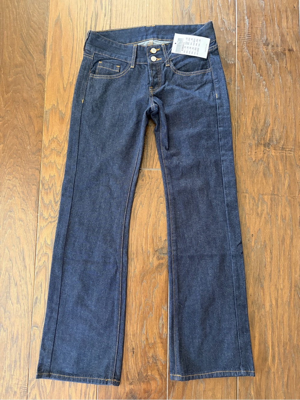 Brandy Melville Low Rise Bootcut Dark Blue Jeans